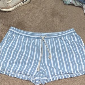 Aerie striped shorts women’s XL EUC